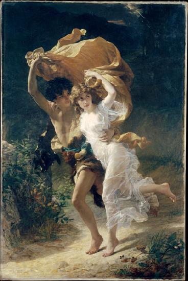 Pierre Auguste Cot The Storm Spain oil painting art